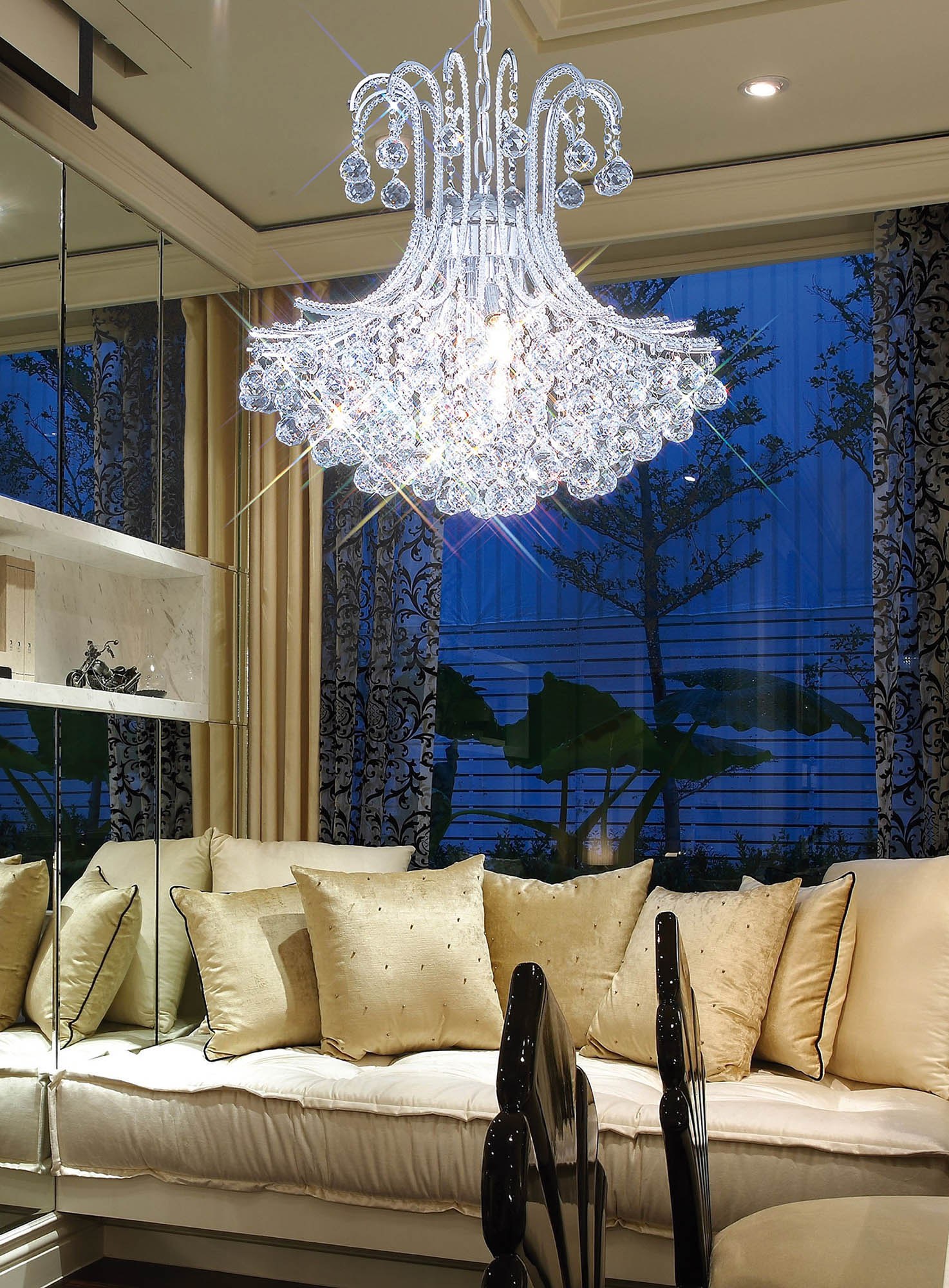 Bask Crystal Ceiling Lights Diyas Multi Arm Crystal Fittings Bask Crystal Ceiling Lights Diyas Multi Arm Crystal Fittings